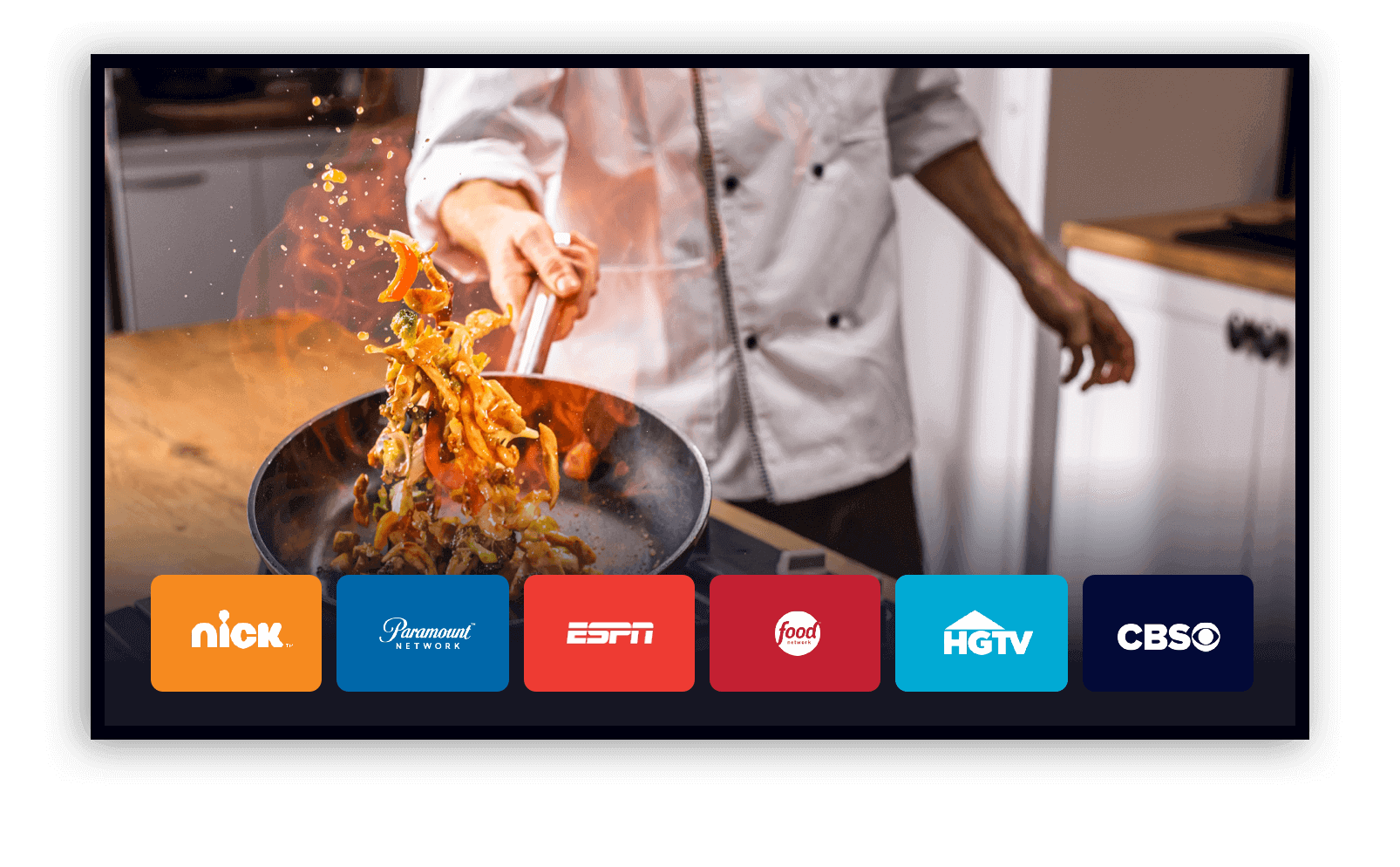 food channel on dish