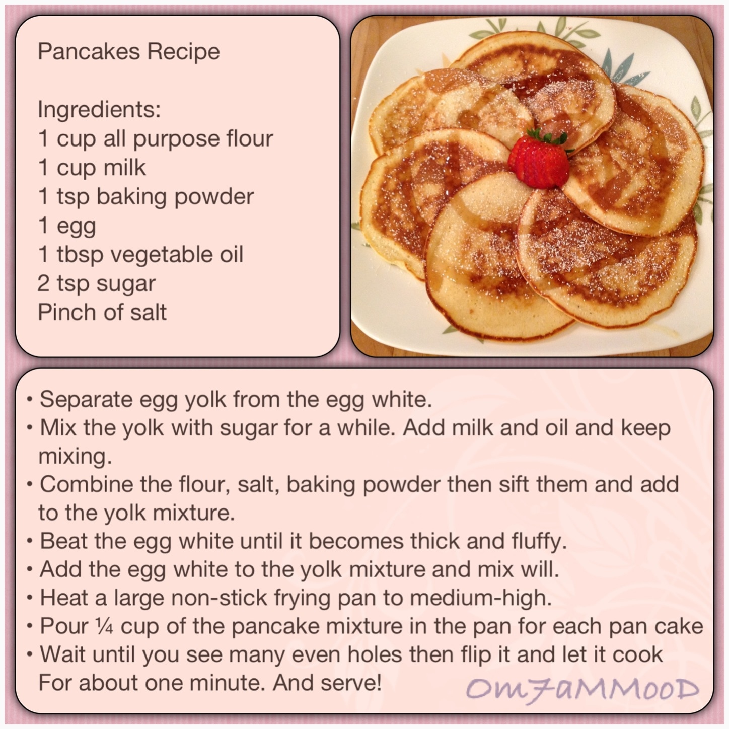 small recipes in english