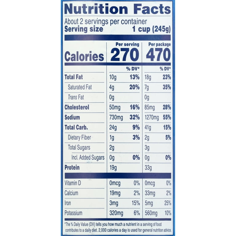 skyline chili nutrition facts