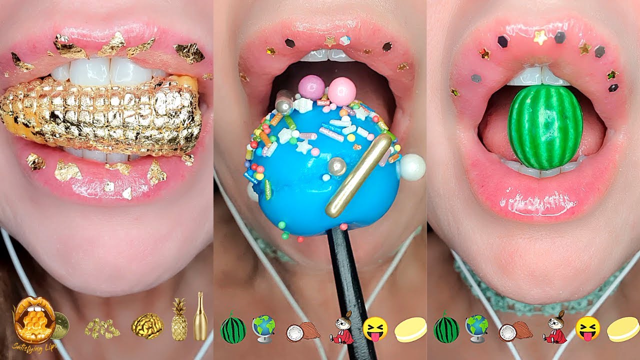 satisfying eating videos