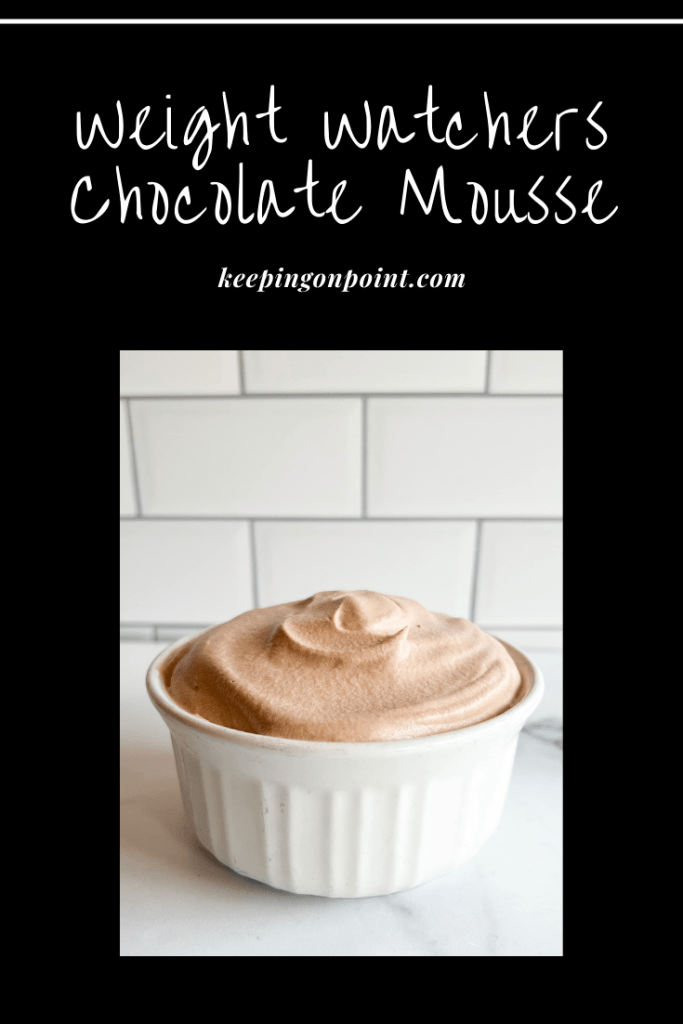 weight watchers chocolate mousse recipe