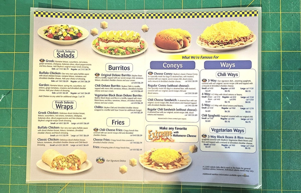 skyline chili prices