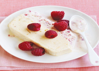 Colorful Layered Tropical Ice Cream Terrine