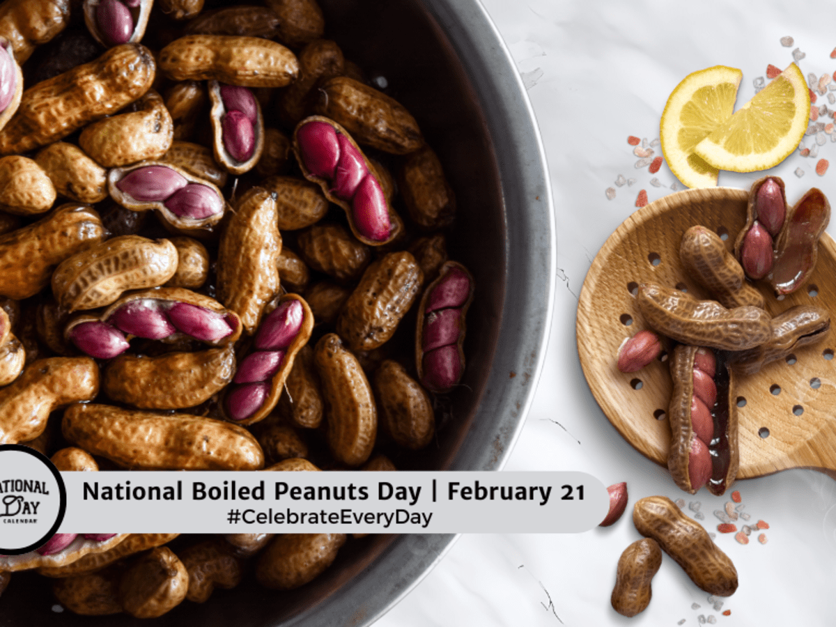 national boiled peanut day