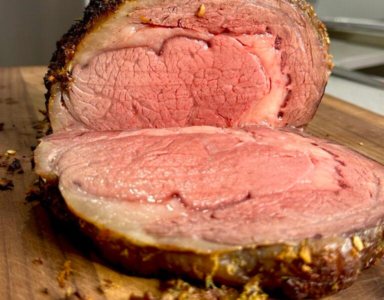 Reverse-Seared & Roasted Prime Rib Juicy Perfection in Two Steps
