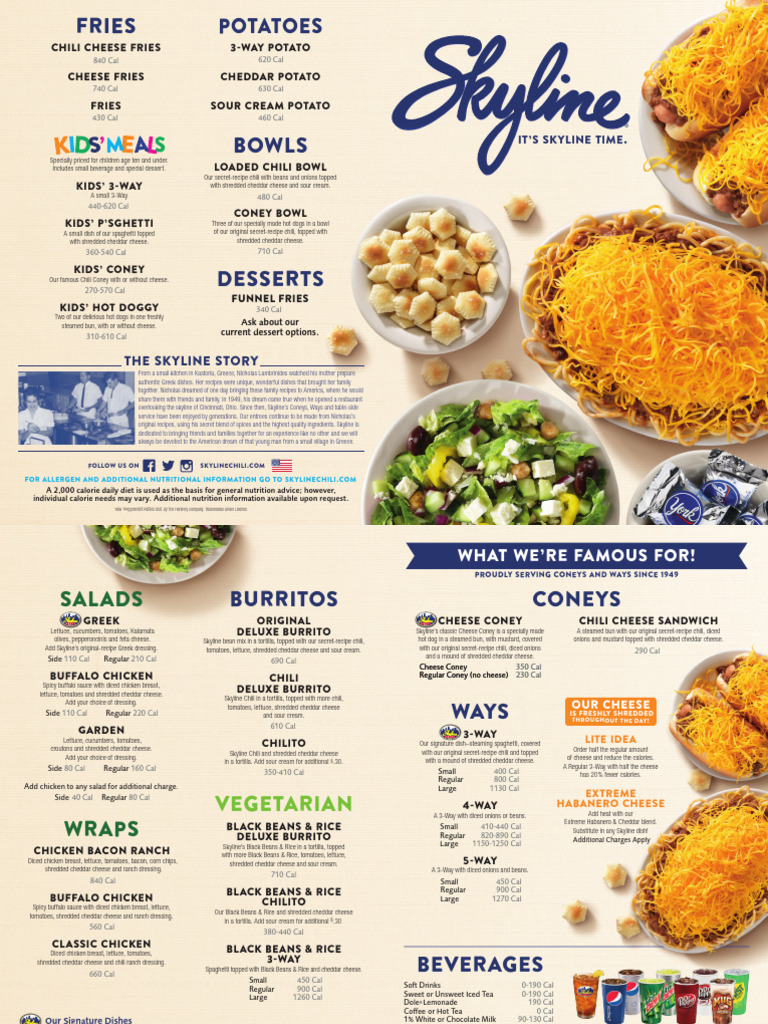 skyline chili prices