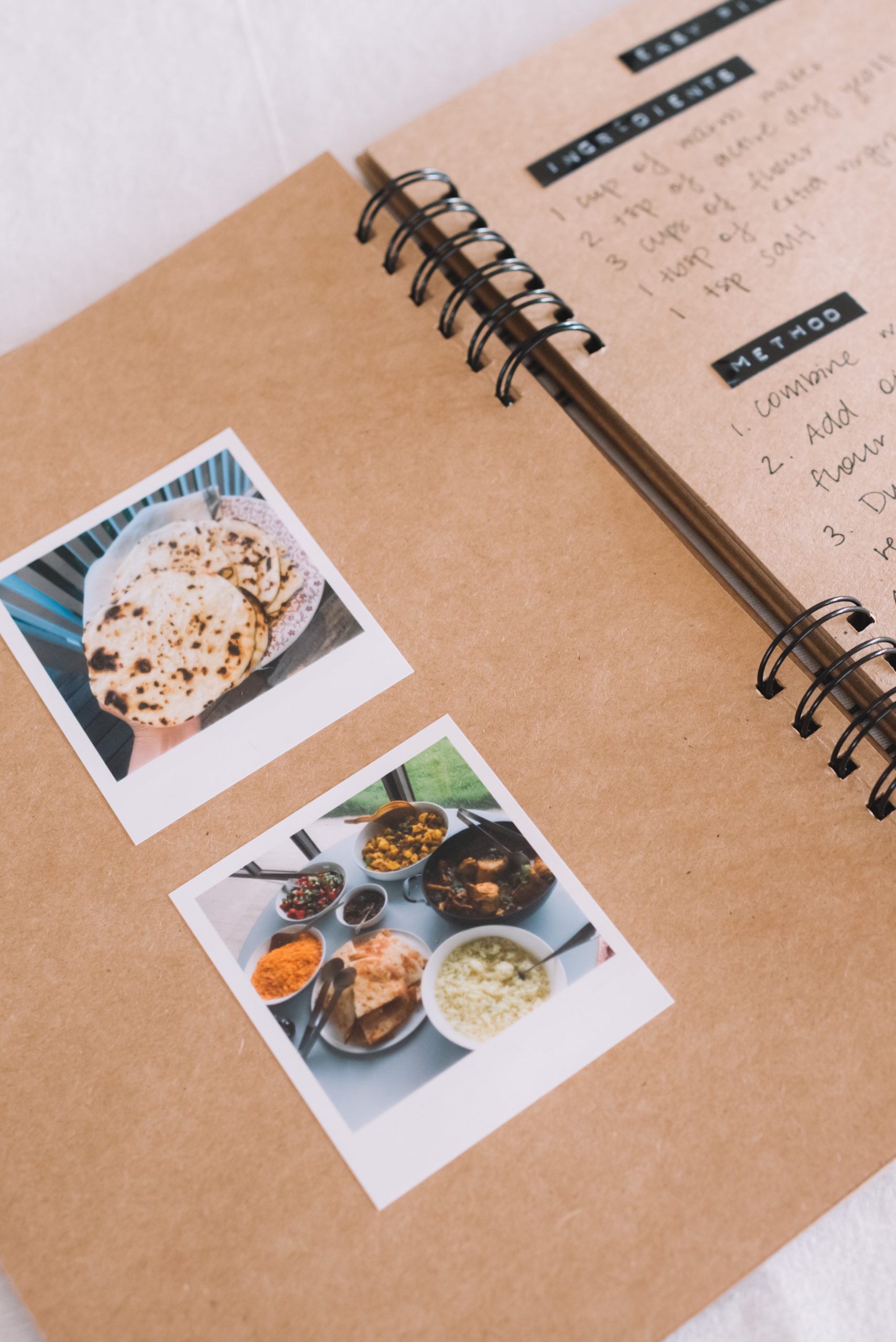 homemade recipe book ideas