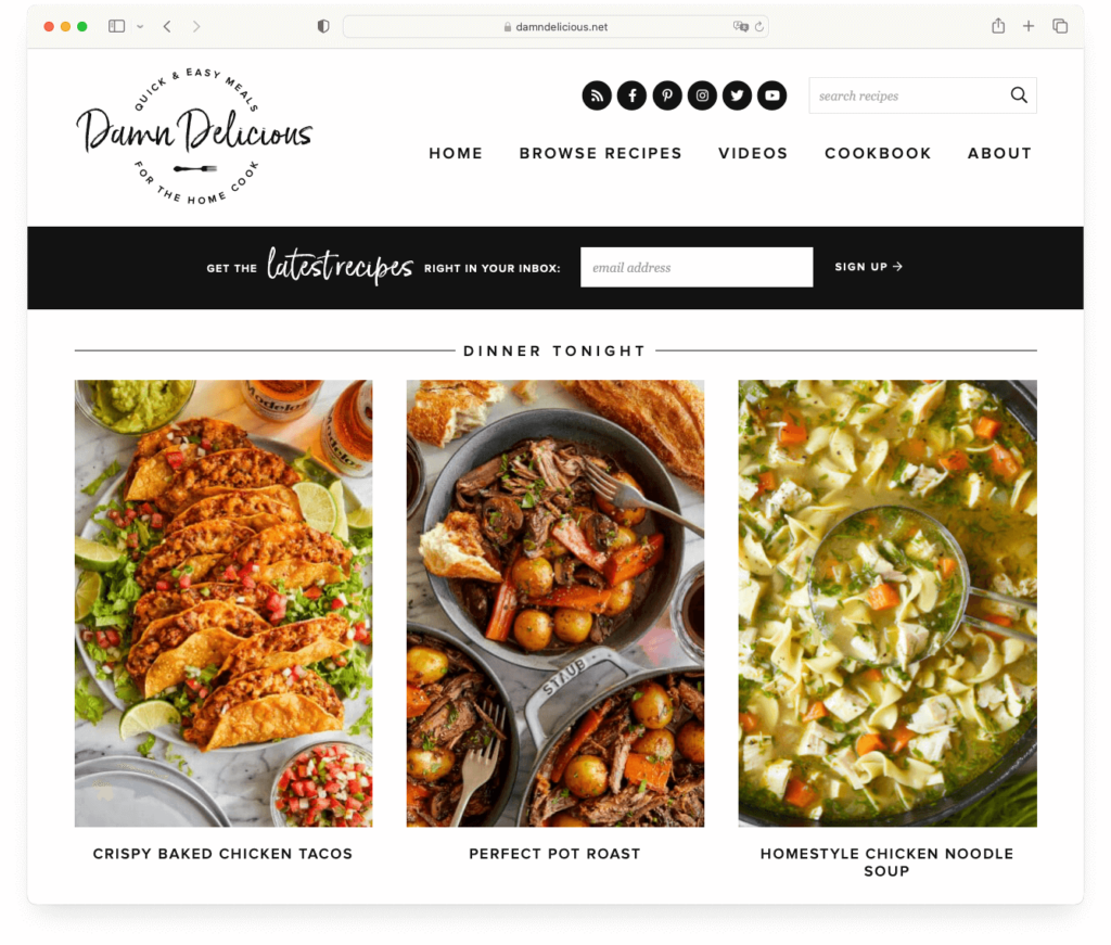 best recipe websites
