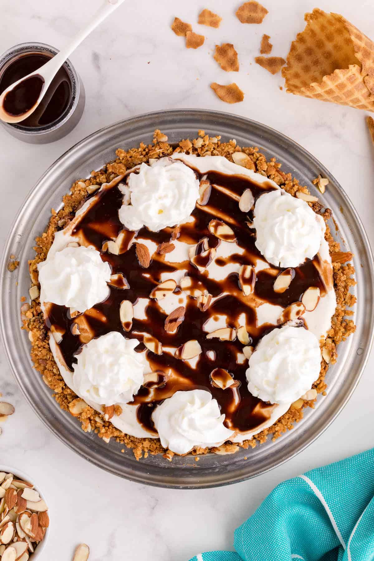 Easy Customizable Ice Cream Pie Quick Dessert with Endless Flavors
