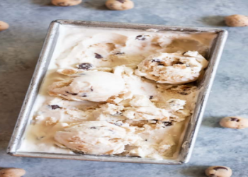 Homemade Chocolate Chip Cookie Dough Ice Cream Creamy Perfection
