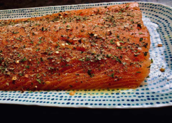 Toasted Spice-Rubbed Grilled Salmon Steaks