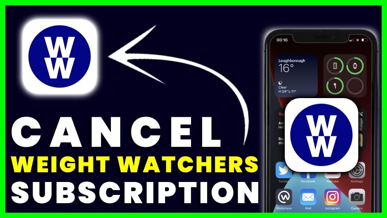how to cancel weight watchers app