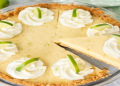 Creamy Frozen Key Lime Pie with Whipped Cream Topping