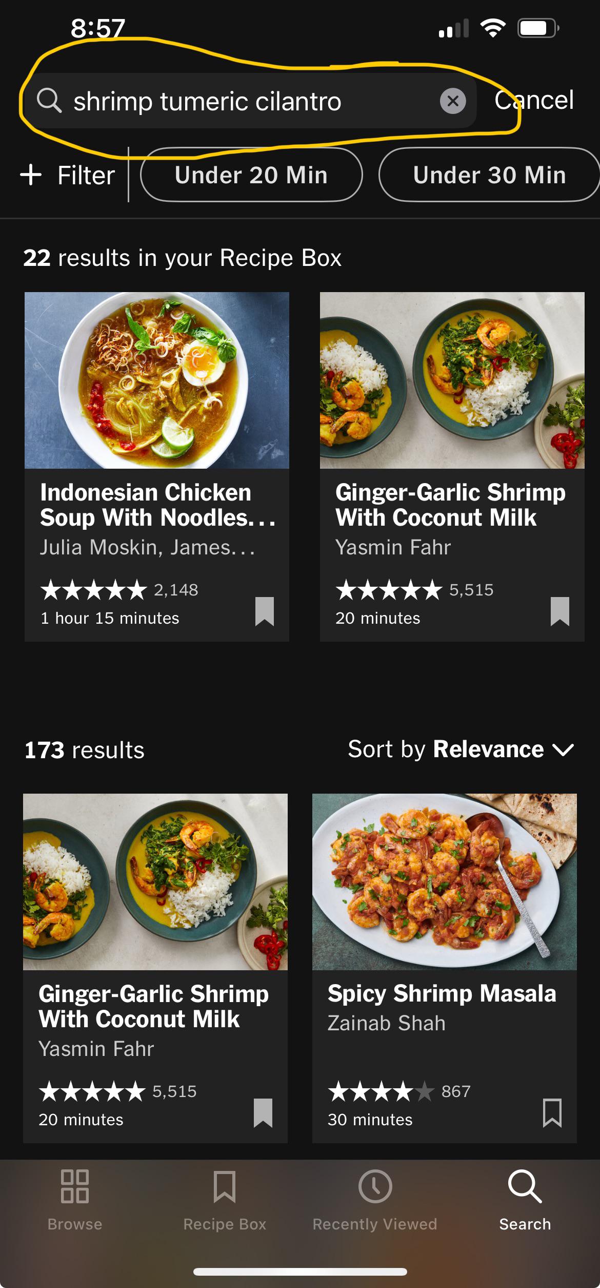 find a recipe with my ingredients