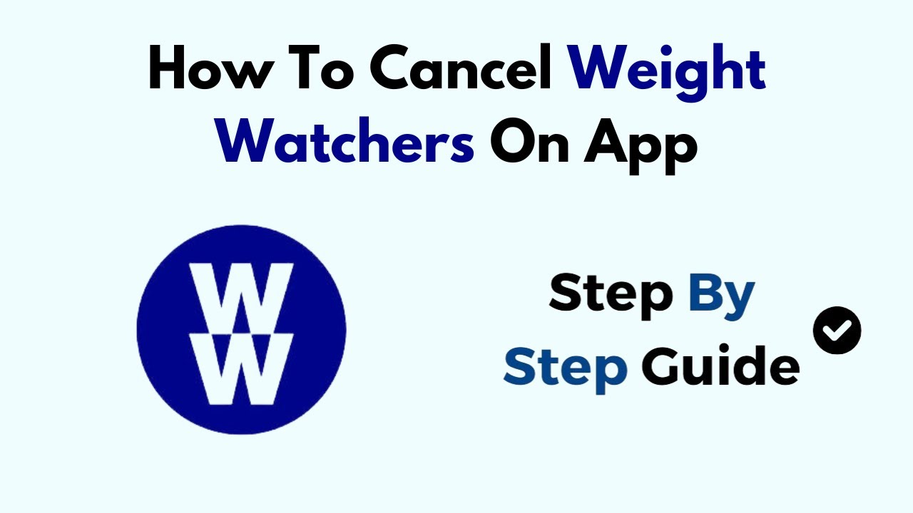 how to cancel weight watchers app