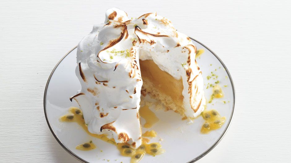 Tropical Baked Hawaii Toasted Meringue & Roasted Pineapple Delight