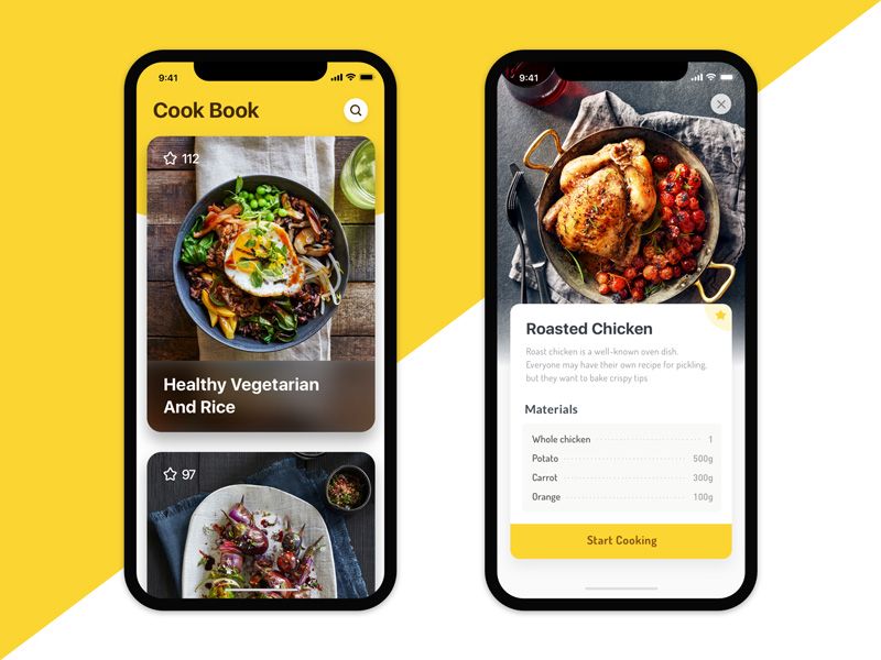 food recipe app