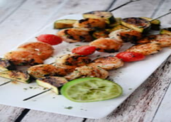 Quick Summer Grilled Shrimp Scampi in Foil Packets