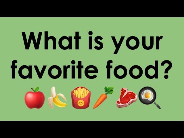 google what is your favorite food