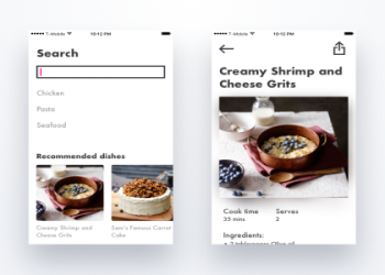 ingredients to recipes app