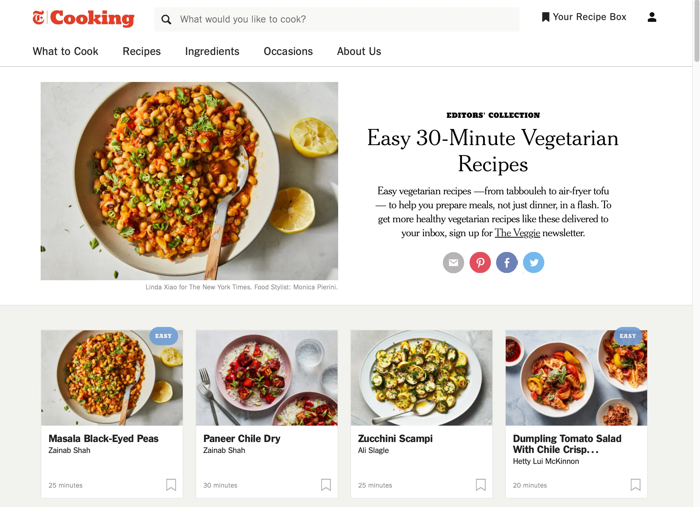 cooking recipes website