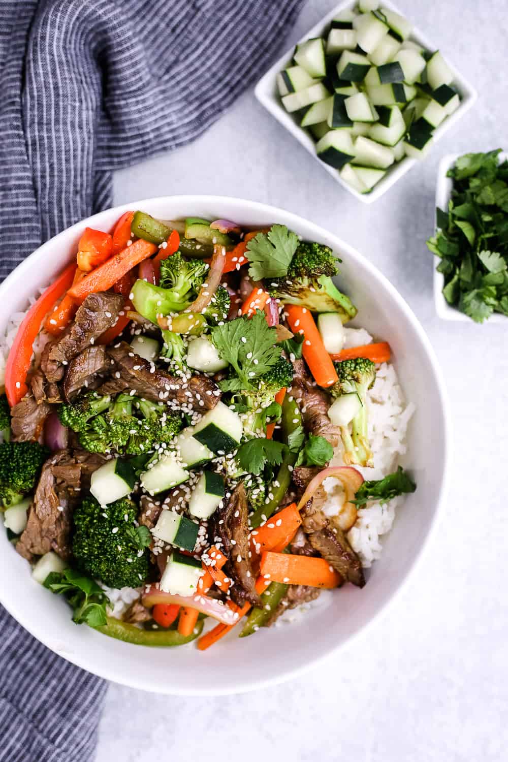 Skirt Steak & Snap Peas Stir-Fry with Oyster Sauce