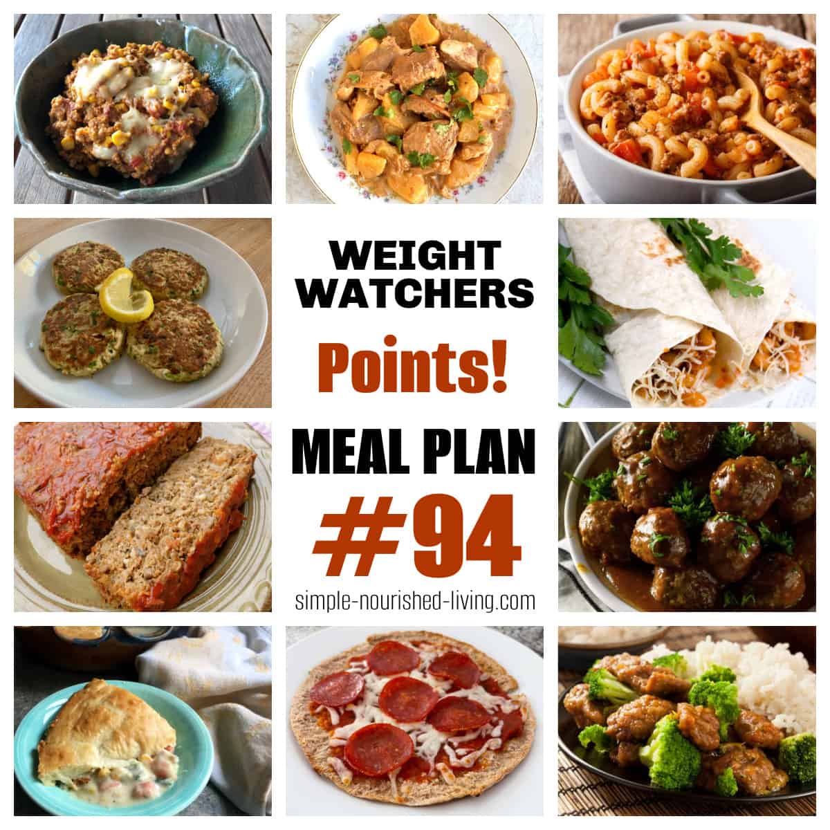 ww meal ideas