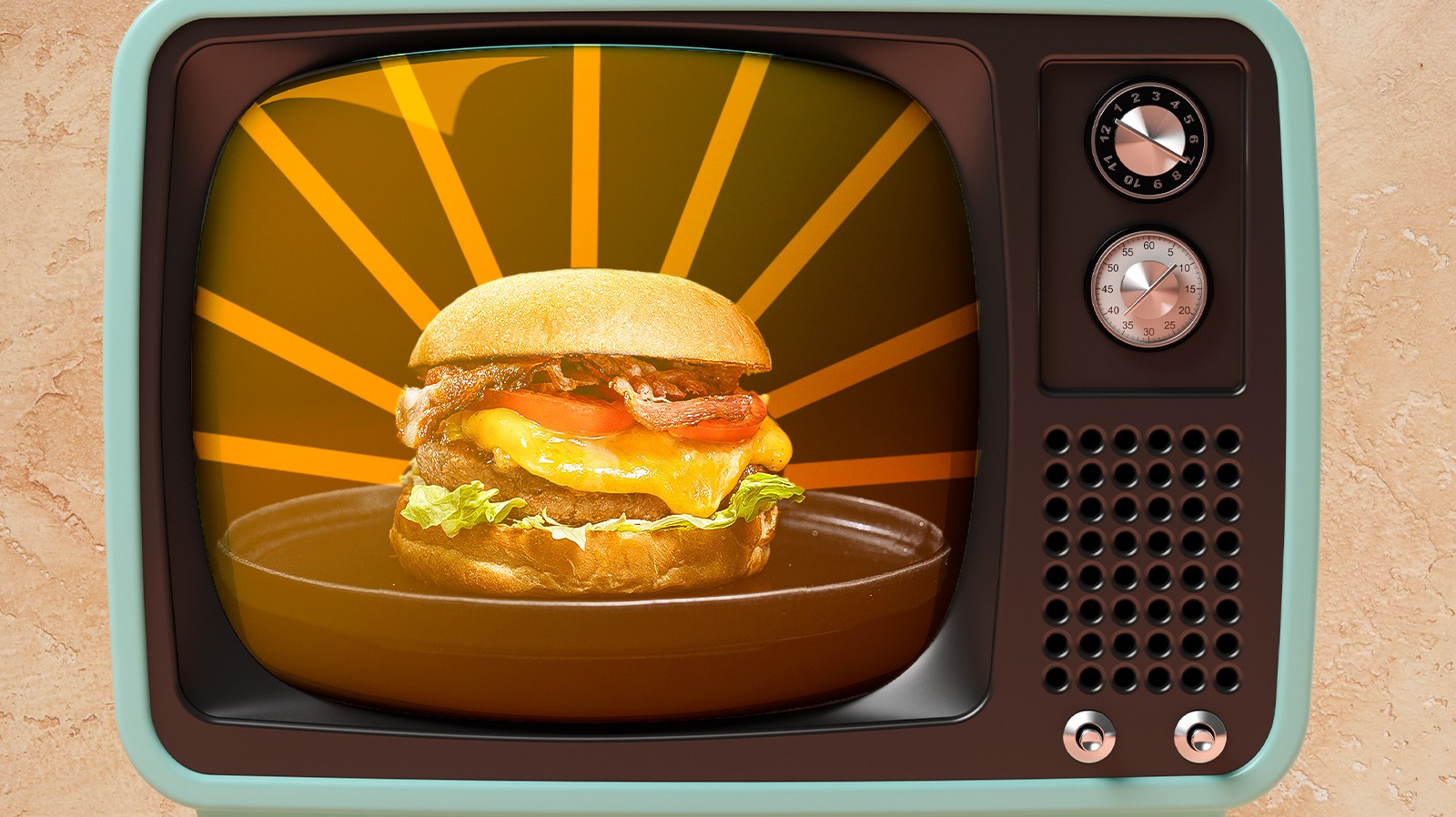 food with tvs