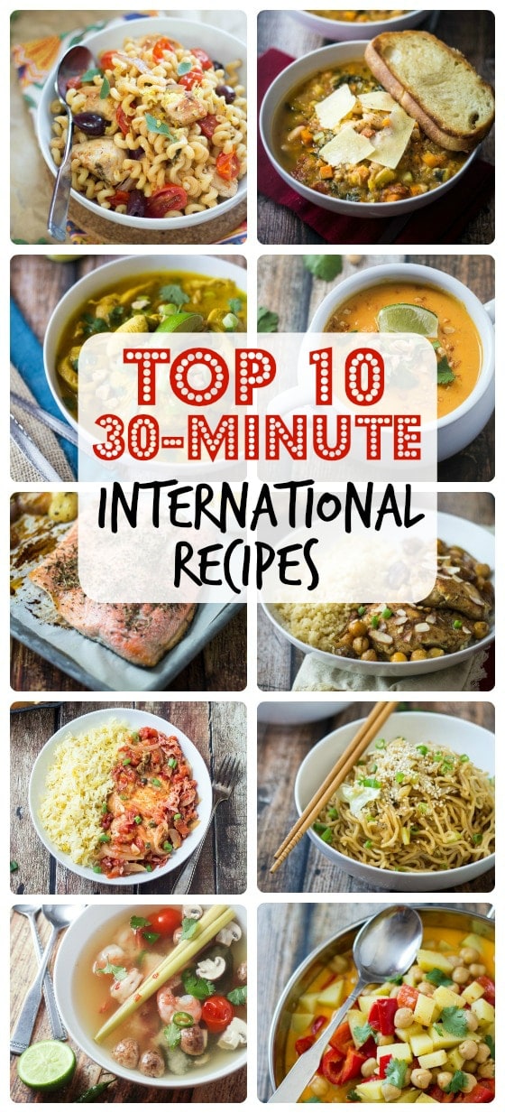 easy international dinner recipes