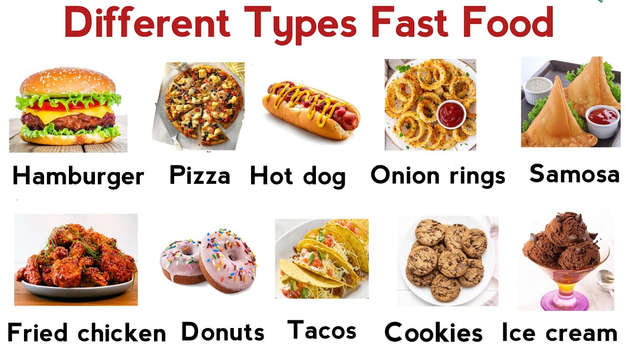 types of food