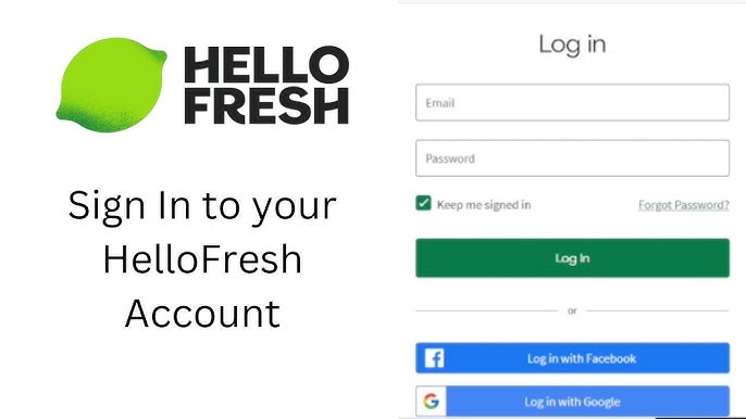hello fresh log on
