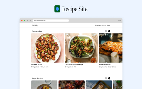 website that give recipes based on ingredients