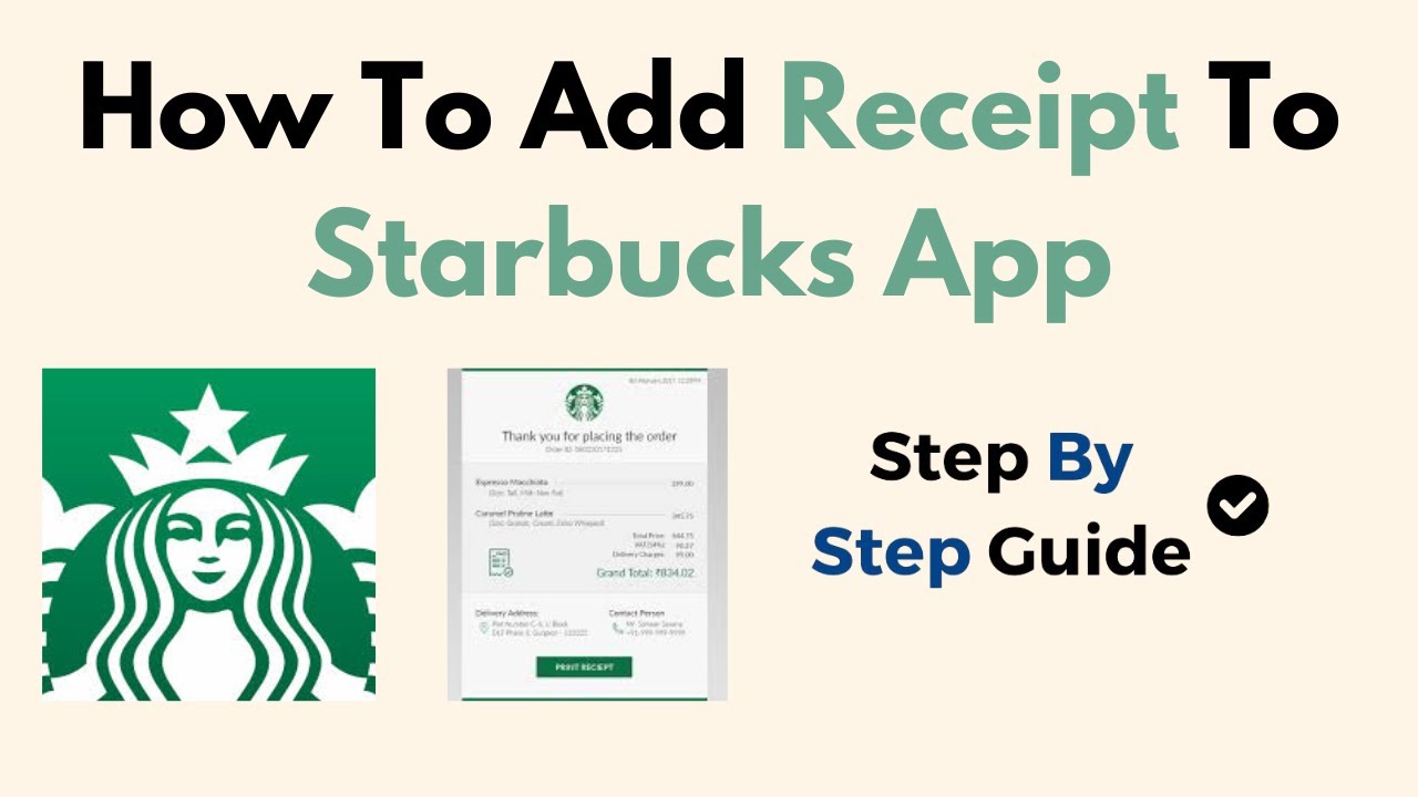add receipt to starbucks app
