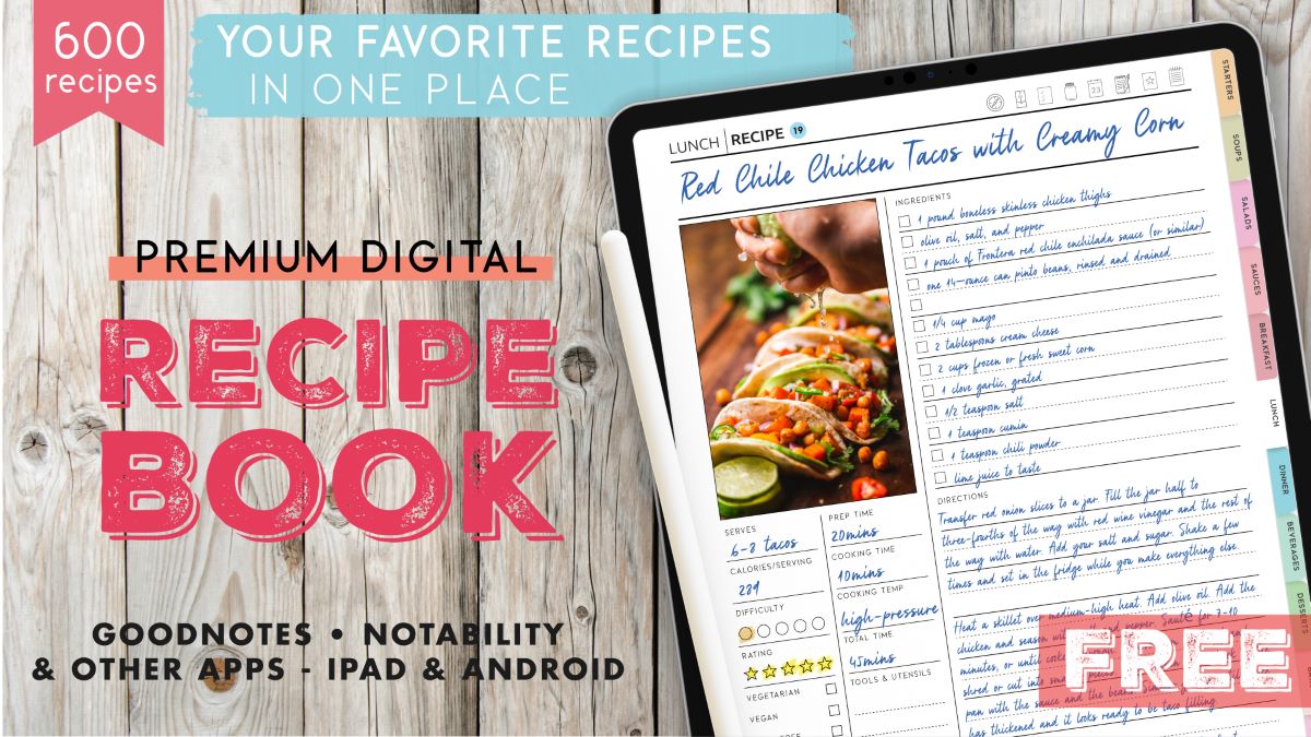 free recipe book