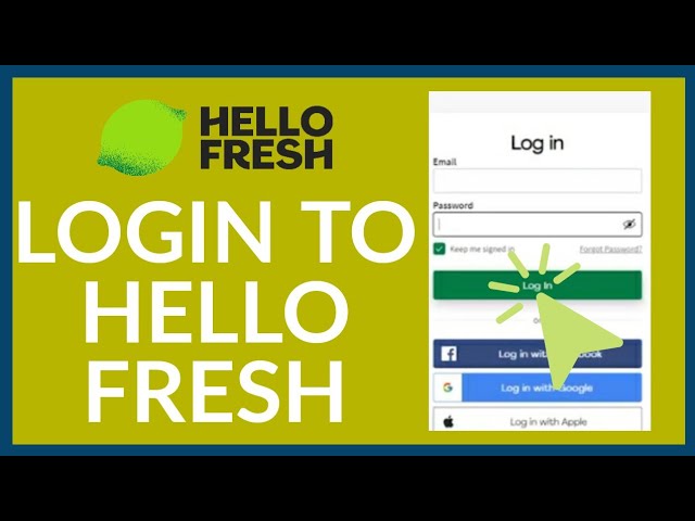 hello fresh log on