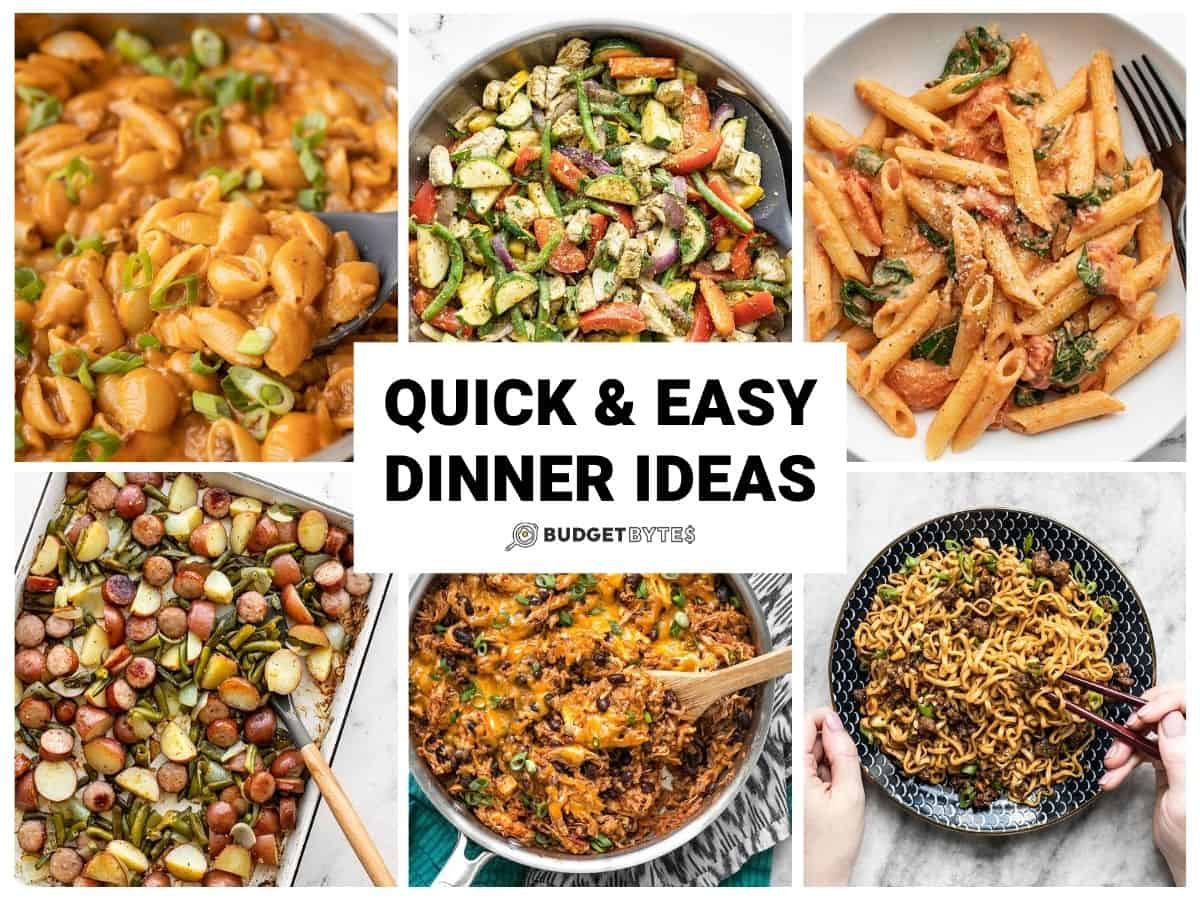 quick food ideas dinner