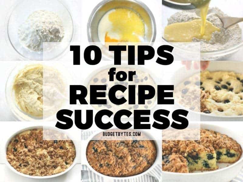 recipe advice