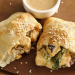 chicken alfredo air fryer calzones