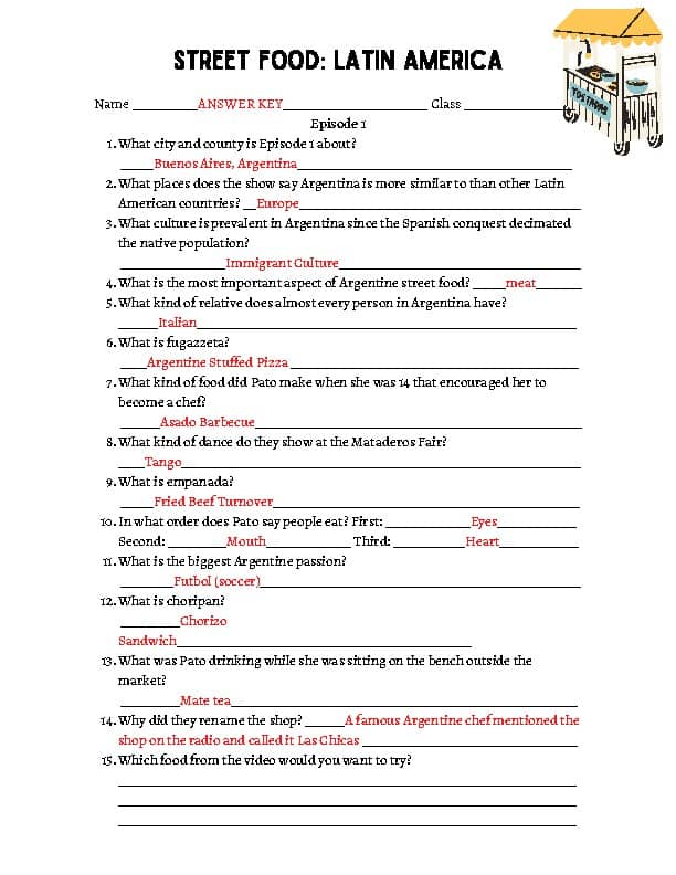 street food latin america episode guide