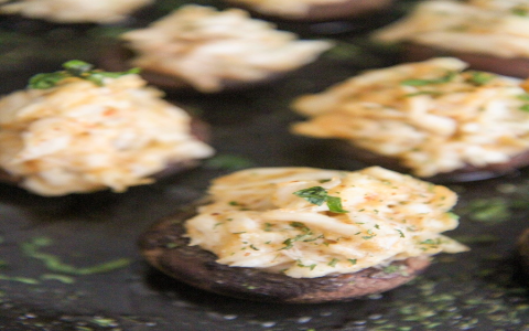 stuffed crab mushroom recipe