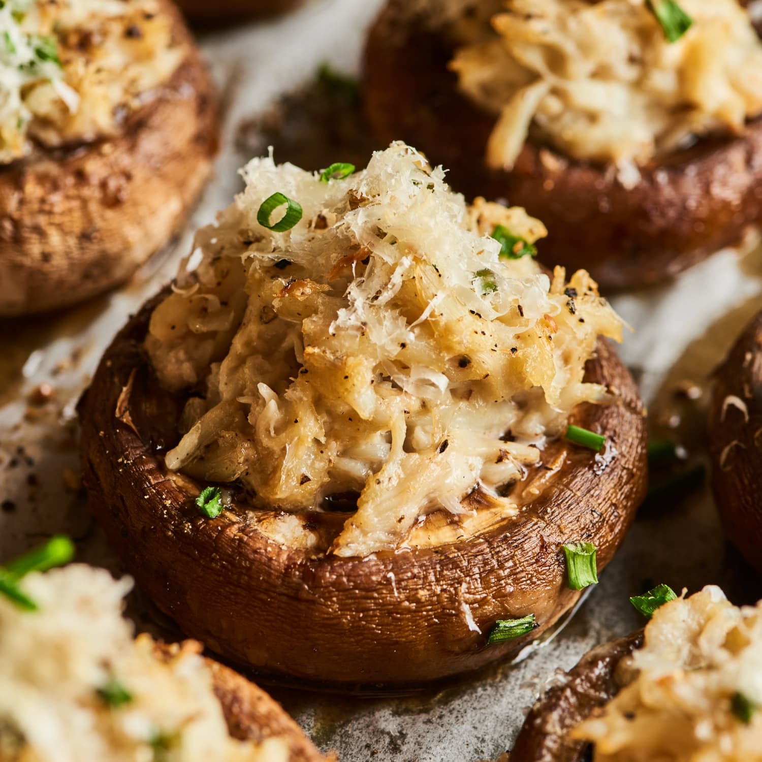 stuffed crab mushroom recipe