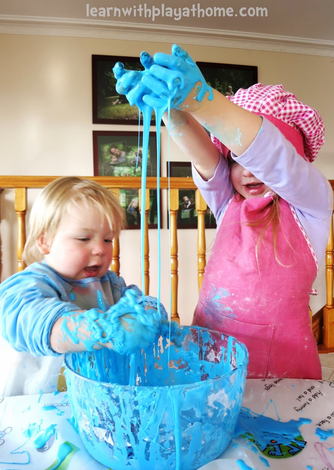 slime recipe with corn flour
