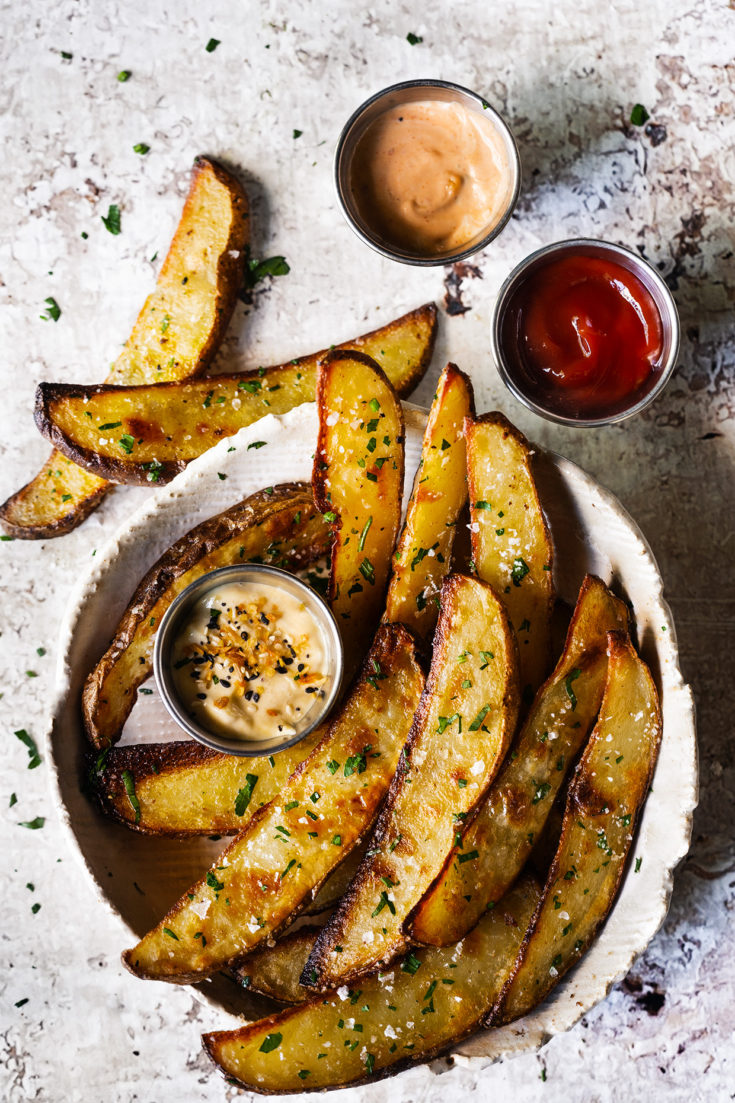 roasted potato wedges recipe