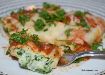 spinach manicotti recipe