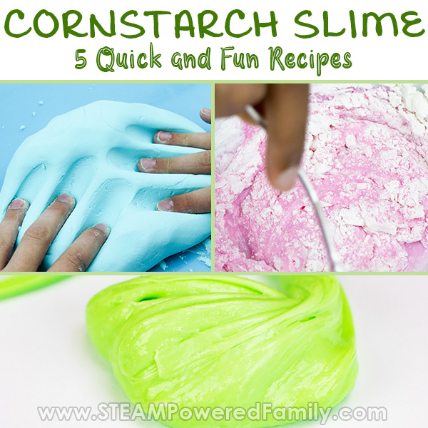 slime recipe with corn flour