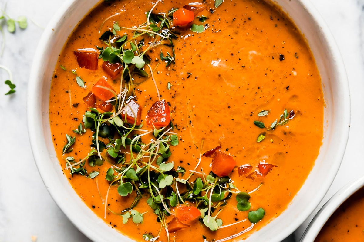 roasted red pepper soup recipe