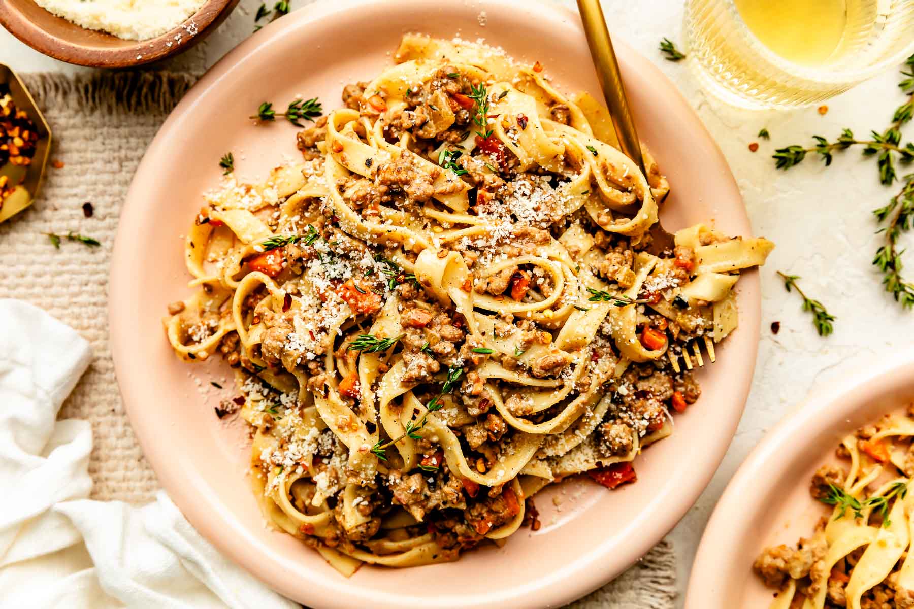 white bolognese recipe