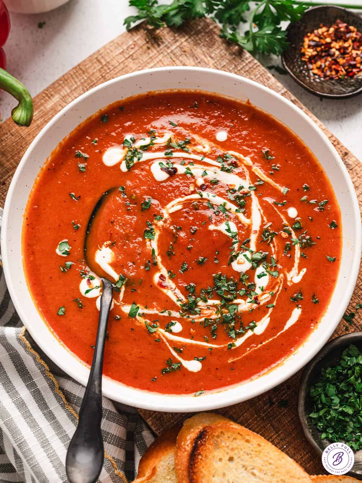roasted red pepper soup recipe
