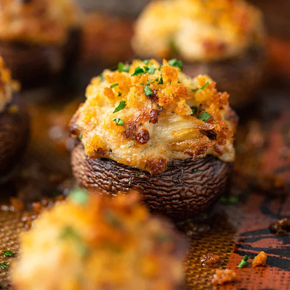 stuffed crab mushroom recipe